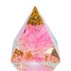 Pirámide Orgonita Artesanal de Cristal Rosa: Amor y Compasión